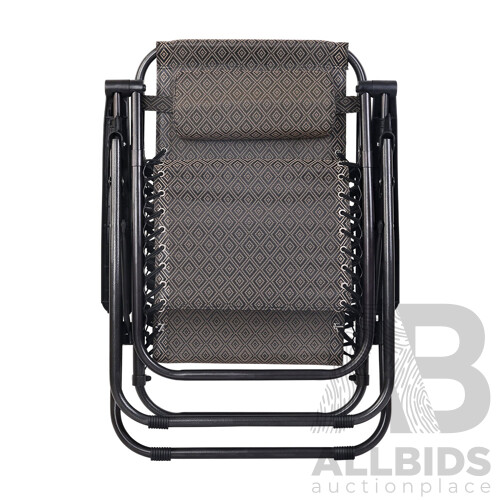 Outdoor Portable Zero Gravity Reclining Chair - Beige - Free Shipping - Brand New - Free Shipping