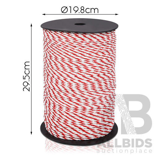 500m Stainless Steel Polywire Poly Tape Electric Fence - Brand New - Free Shipping
