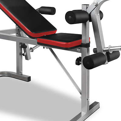 7-in-1 Weight Bench - Grey - Free Shipping