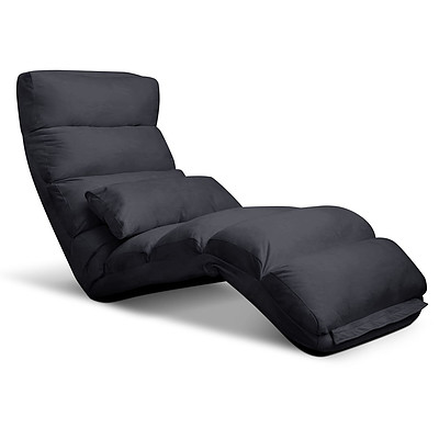Lounge Sofa Chair - 75 Adjustable Angles Charcoal - Brand New - Free Shipping