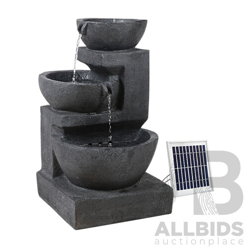 Solar Fountain with LED Lights - Brand New - Free Shipping