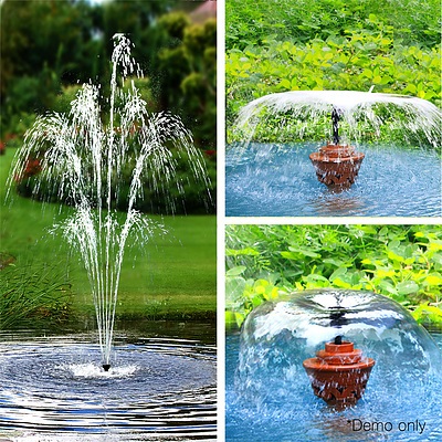 800L/H Submersible Fountain Pump with Solar Panel - Free Shipping