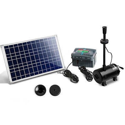 1600L/H Submersible Fountain Pump with Solar Panel - Brand New