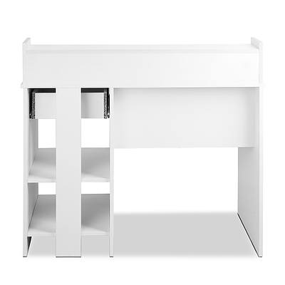 Office Computer Desk with Storage - White - Free Shipping