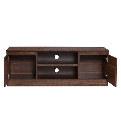 TV Stand Entertainment Unit with Storage - Walnut - Brand New - Free Shipping