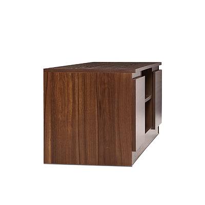 TV Stand Entertainment Unit with Storage - Walnut - Free Shipping