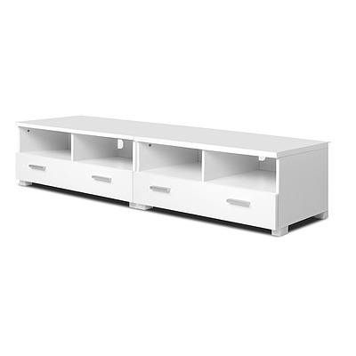 TV Stand Entertainment Unit with Drawers - White - Free Shipping