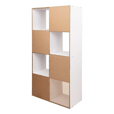 8 Cube Display Storage Shelf - White - Free Shipping