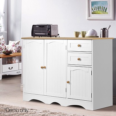 Buffest Sideboard Hallway Entrance Table - White - Free Shipping