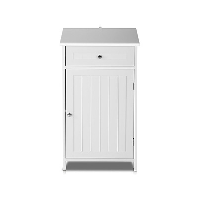 Storage Cabinet with Drawer White - Free Shipping