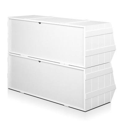 Kids Toy Storage Box - White