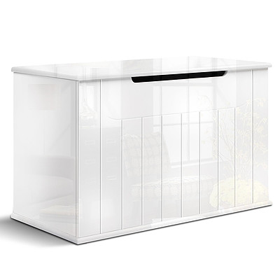 Baby Toy Box Nursery Wood Storage Chest Organizer - White - Brand New - Free Shipping