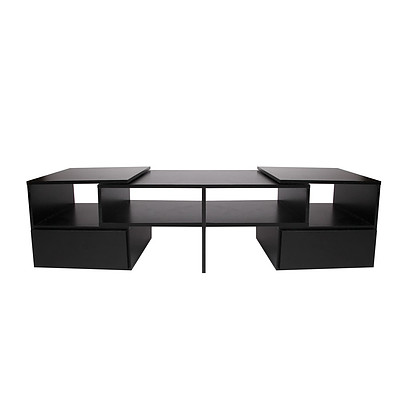 Entertainment Unit with Cabinets - Black - Free Shipping