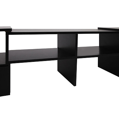 Entertainment Unit with Cabinets - Black - Free Shipping