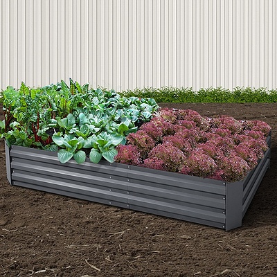 Galvanised Steel Raised Garden Bed Instant Planter 210 x 90 Aluminium - Brand New - Free Shipping