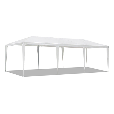 Gazebo 3x9m Outdoor Marquee side Wall Gazebos Tent Canopy Camping White 5 Panel - Brand New - Free Shipping