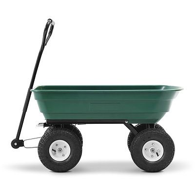 75L Garden Dump Cart - Green