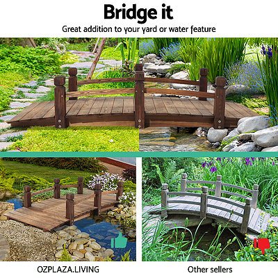 Wooden Garden Bridge - Free Shipping