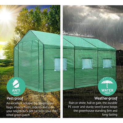 Greenhouse Garden Shed Green House 3.5X2X2M Greenhouses Storage Lawn - Brand New - Free Shipping