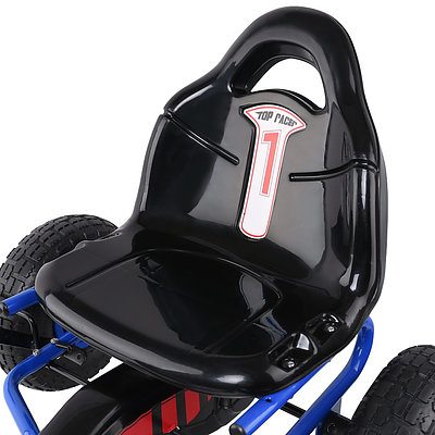 Kids Pedal Go Kart Car Ride On Toys Racing Bike Blue - Brand New - Free Shipping