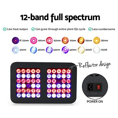 300W LED Grow Light Full Spectrum Reflector - Brand New - Free Shipping