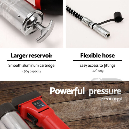 Giantz 20V Rechargeable Cordless Grease Gun - Red - Brand new - Free Shipping