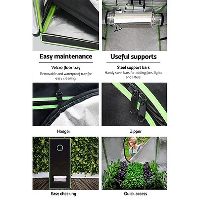240cm Hydroponic Grow Tent - Free Shipping