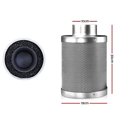 Greenfingers Hydroponics Grow Tent Ventilation Kit Vent Fan Carbon Filter Duct Ducting 4 inch - Brand New - Free Shipping