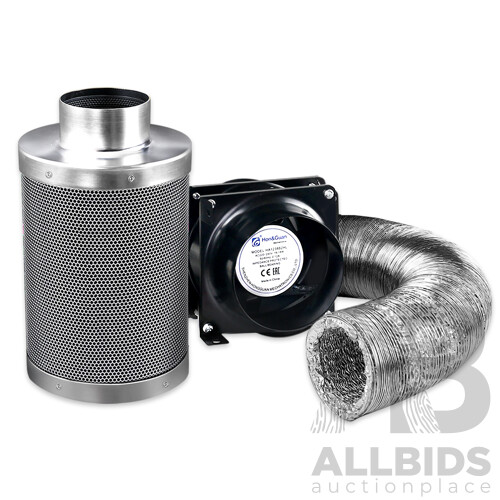 Ventilation Fan and Active Carbon Filter Ducting Kit - Free Shipping