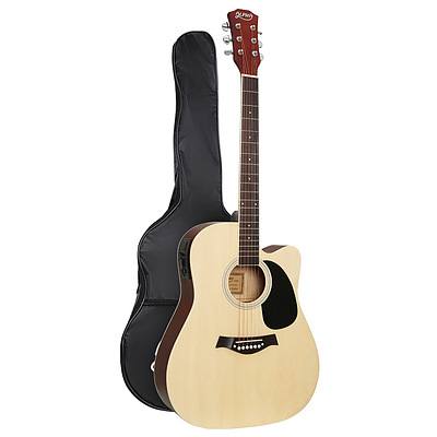 41" Inch Electric Acoustic Guitar Wooden Classical EQ With Pickup Bass Natural - Brand New - Free Shipping
