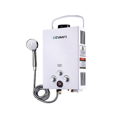 Outdoor Gas Water Heater - White - Brand New