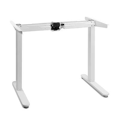 Motorised Height Adjustable Desk Frame - White - Free Shipping