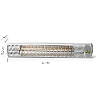 2400W Electrocal Infrared Strip Patio Heater - Free Shipping
