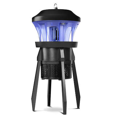 Electric Bulb Insect Zapper - Black - Free Shipping