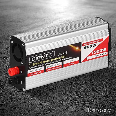 600W/1200W Pure Sine Wave Power Inverter - Free Shipping