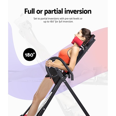 Everfit Inversion Table Gravity Stretcher Inverter Foldable Home Fitness Gym - Brand New - Free Shipping