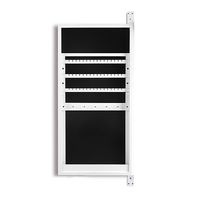 Wall Mounted Mirrow with Jewellery Cabinet - White - Free Shipping