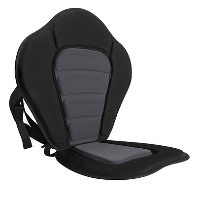 Adjustable Kayak Pedded Seat with Bag Grey Black - Brand New - Free Shipping