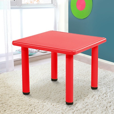 Kids Table Study Desk Children Furniture Plastic Red - Brand New - Free Shipping