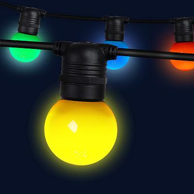 23m LED Festoon String Lights 20 Bulbs Kits Wedding Party Christmas G45
