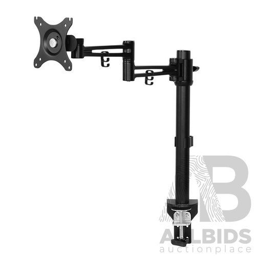 Adjustable Monitor Arm Desk Mounted - Black - Brand New - Free Shipping