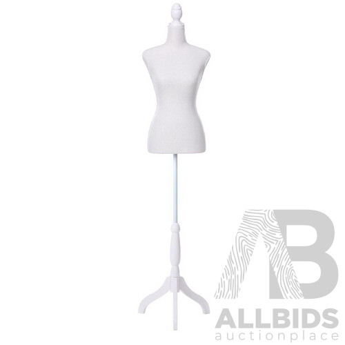 Female Mannequin 170cm Model Dressmaker Clothes Display Torso Tailor Wedding White - Brand New - Free Shipping