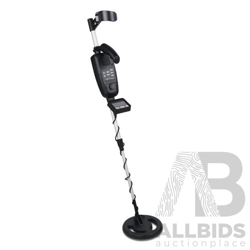 LCD Screen Metal Detector with Headphones - Black - Brand New - Free Shipping