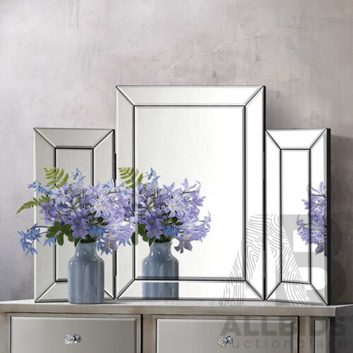 Mirrored Furniture Makeup Mirror Dressing Table Vanity Mirrors Foldable - Brand New - Free Shipping