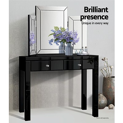 Mirrored Furniture Console Table Hallway Hall Entry Dressing Side Drawers - Brand New - Free Shipping