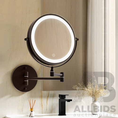 Extendable Makeup Mirror 10X Magnifying Double-Sided Bathroom Mirror BR - Brand New - Free Shipping