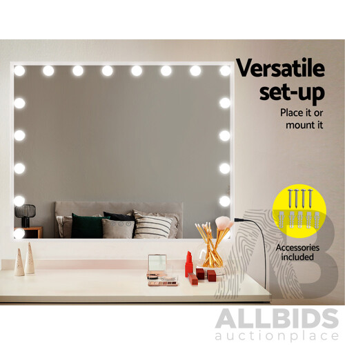 Makeup Mirror with Light LED Hollywood Vanity Dimmable Wall Mirrors - Brand New - Free Shipping