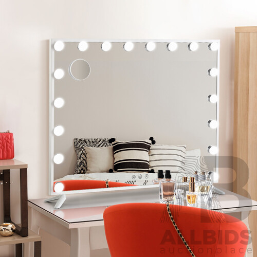 Makeup Mirror with Light LED Hollywood Vanity Dimmable Wall Mirrors - Brand New - Free Shipping