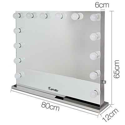 Holly Wood Make Up Mirror with LED Light Bulbs