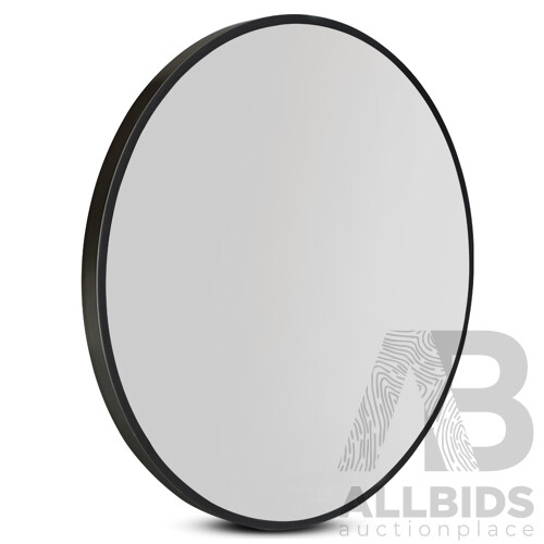 60cm Frameless Round Wall Mirror